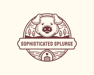 Livestock Pig Farm logo design