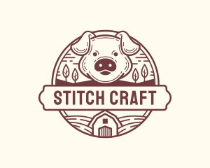 Livestock Pig Farm logo design