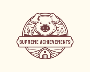 Livestock Pig Farm logo design