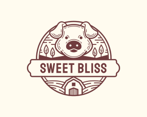 Livestock Pig Farm logo design