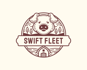 Livestock Pig Farm logo design