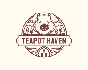 Livestock Pig Farm logo design