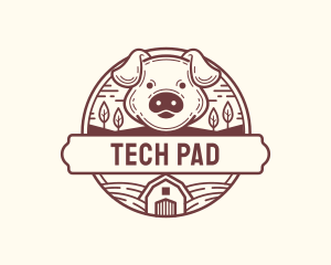 Livestock Pig Farm logo design