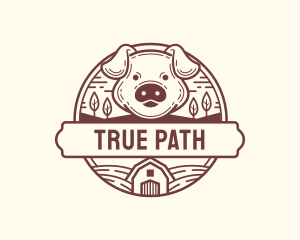 Livestock Pig Farm logo design