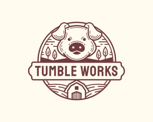 Livestock Pig Farm logo design