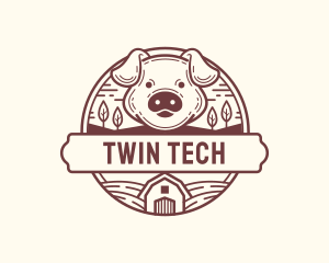 Livestock Pig Farm logo design