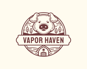 Livestock Pig Farm logo design