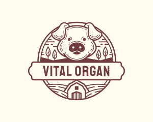 Livestock Pig Farm logo design