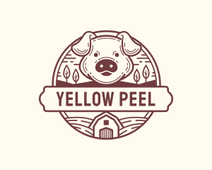 Livestock Pig Farm logo design