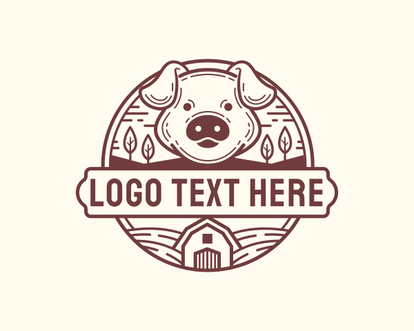 Piggy logo example 2