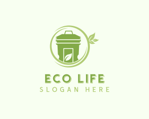 Eco Garbage Can logo design