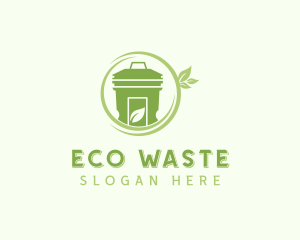 Eco Garbage Can logo design