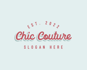 Retro Chic Style logo design