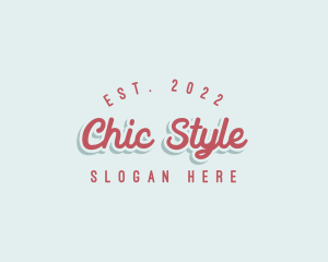 Retro Chic Style logo design