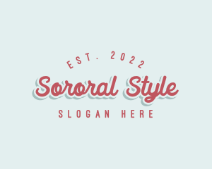 Retro Chic Style logo design