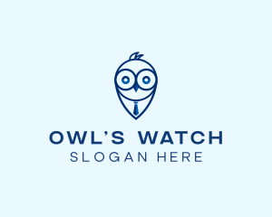 Watch Owl Recruitment logo design