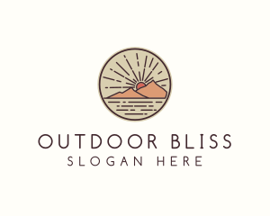 Island Mountain Camping  logo design