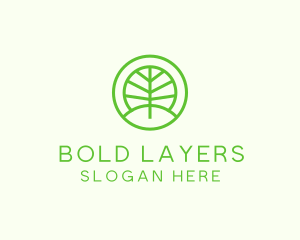 Green Eco Forest logo design