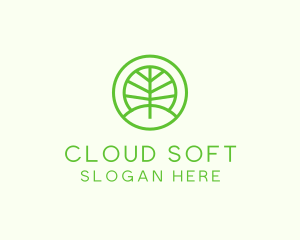 Green Eco Forest logo design