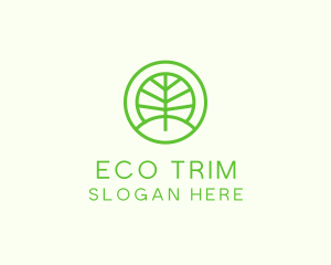 Green Eco Forest logo design