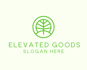 Green Eco Forest logo design