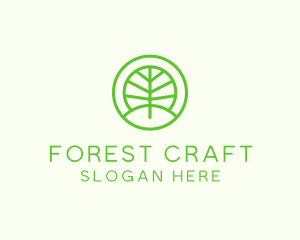 Green Eco Forest logo design