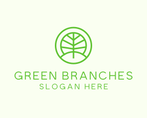 Green Eco Forest logo design