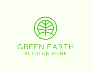 Green Eco Forest logo design