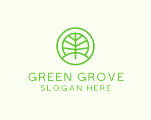 Green Eco Forest logo design