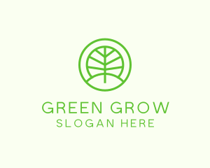 Green Eco Forest logo design