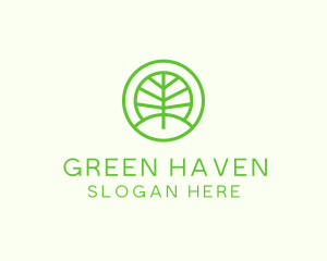 Green Eco Forest logo design