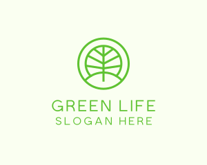 Green Eco Forest logo design