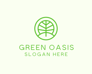 Green Eco Forest logo design