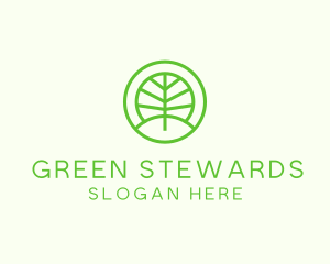 Green Eco Forest logo design