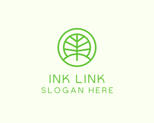 Green Eco Forest logo design