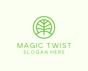 Green Eco Forest logo design