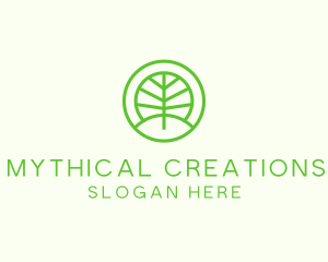 Green Eco Forest logo design