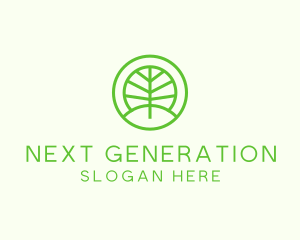 Green Eco Forest logo design