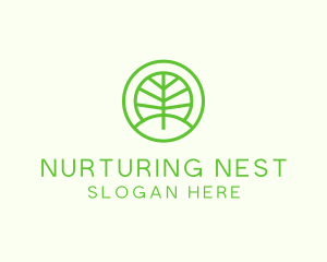 Green Eco Forest logo design