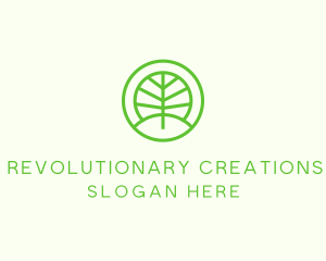 Green Eco Forest logo design