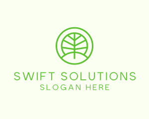 Green Eco Forest logo design