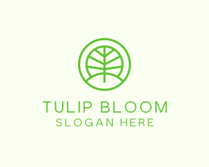 Green Eco Forest logo design