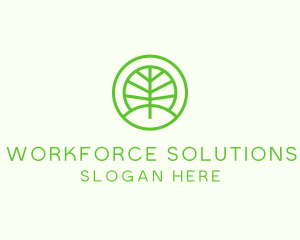 Green Eco Forest logo design