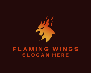 Fire Chicken Restaurant logo design