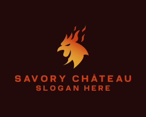 Fire Chicken Restaurant logo design