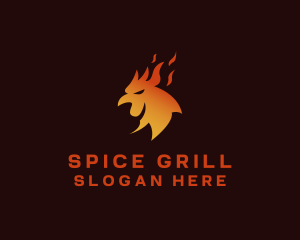 Fire Chicken Restaurant logo design