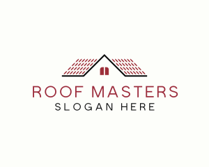 Residential House Roof logo design