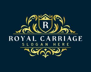 Royal Shield Ornament logo design