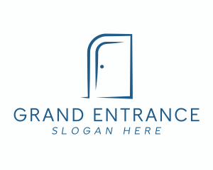 Minimalist Door Furniture logo design