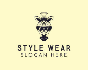 Cool Fashion Zebra logo design